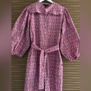 Maje Pink Floral Jumpsuit